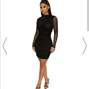 NWT Naked Wardrobe Mesh Dress S